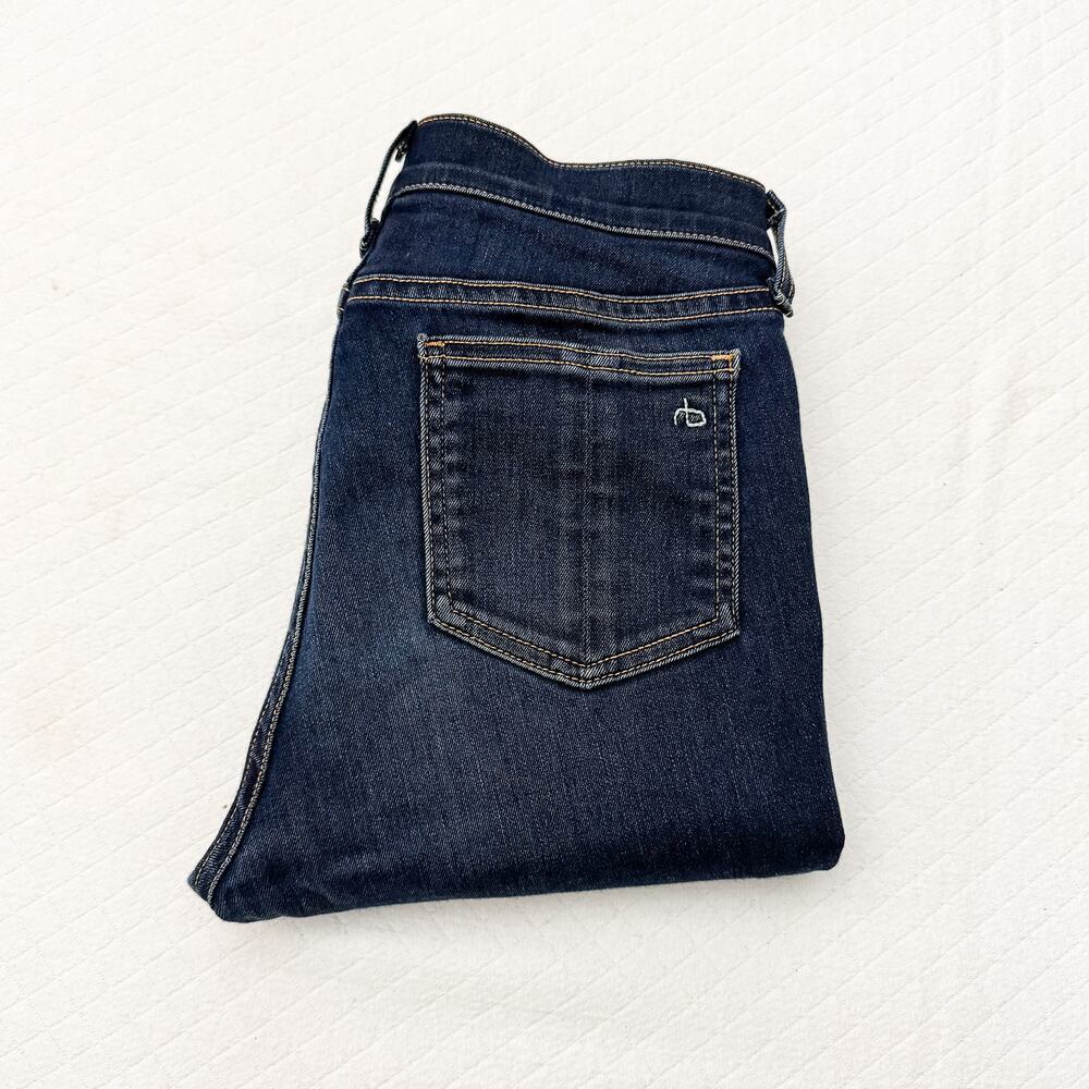 Rag & Bone 10" Skinny Soft Harrow Dark Wash Denim Jeans Size 26